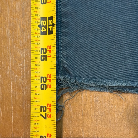 Mother‎ Looker Ankle Fray A Run In The Park Thunderstorm Skinny Jeans Size 28 - Picture 9 of 15